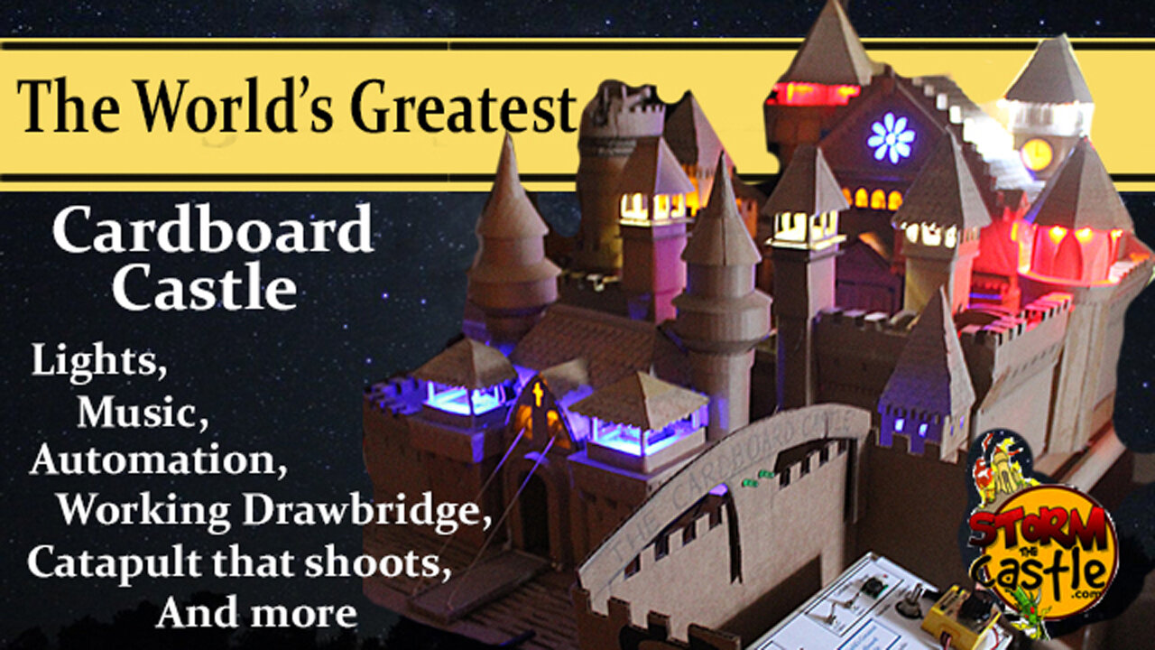 The World's Greatest Cardboard Castle is complete