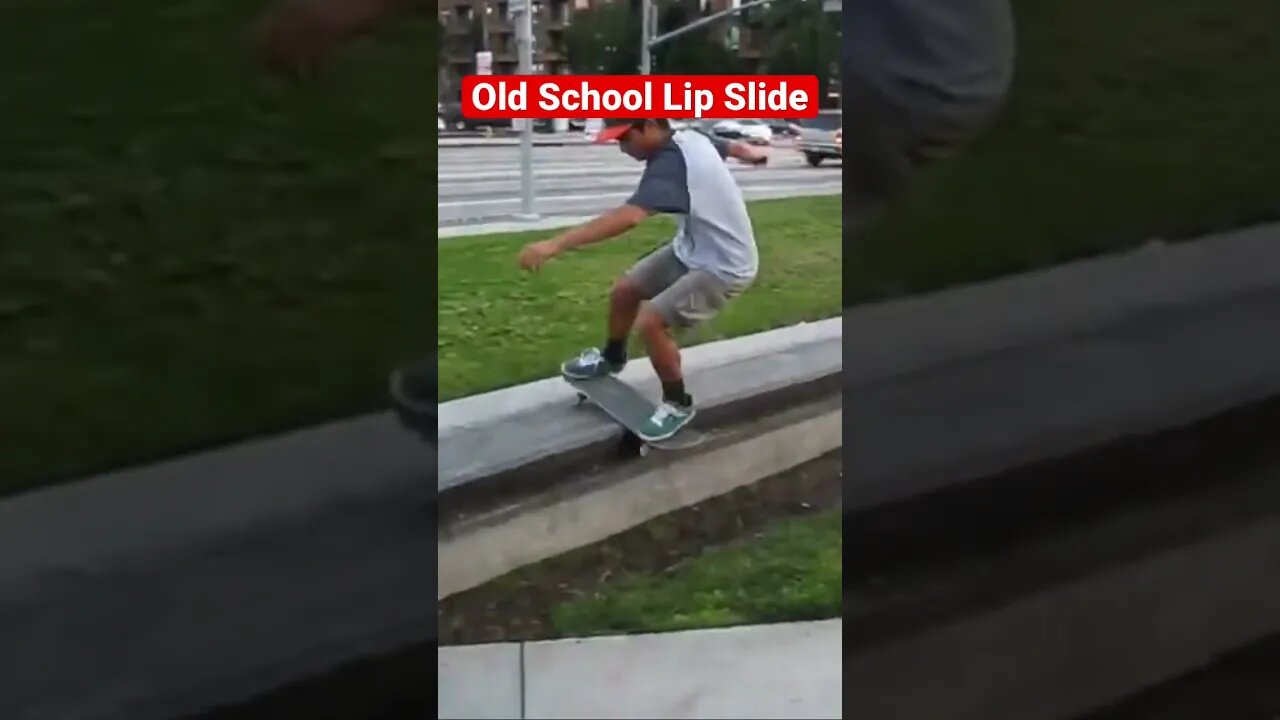 Lip Slide #skateboarding #streetskating #streetstyle skateboarder #oldschool #skateboardtricks #fun