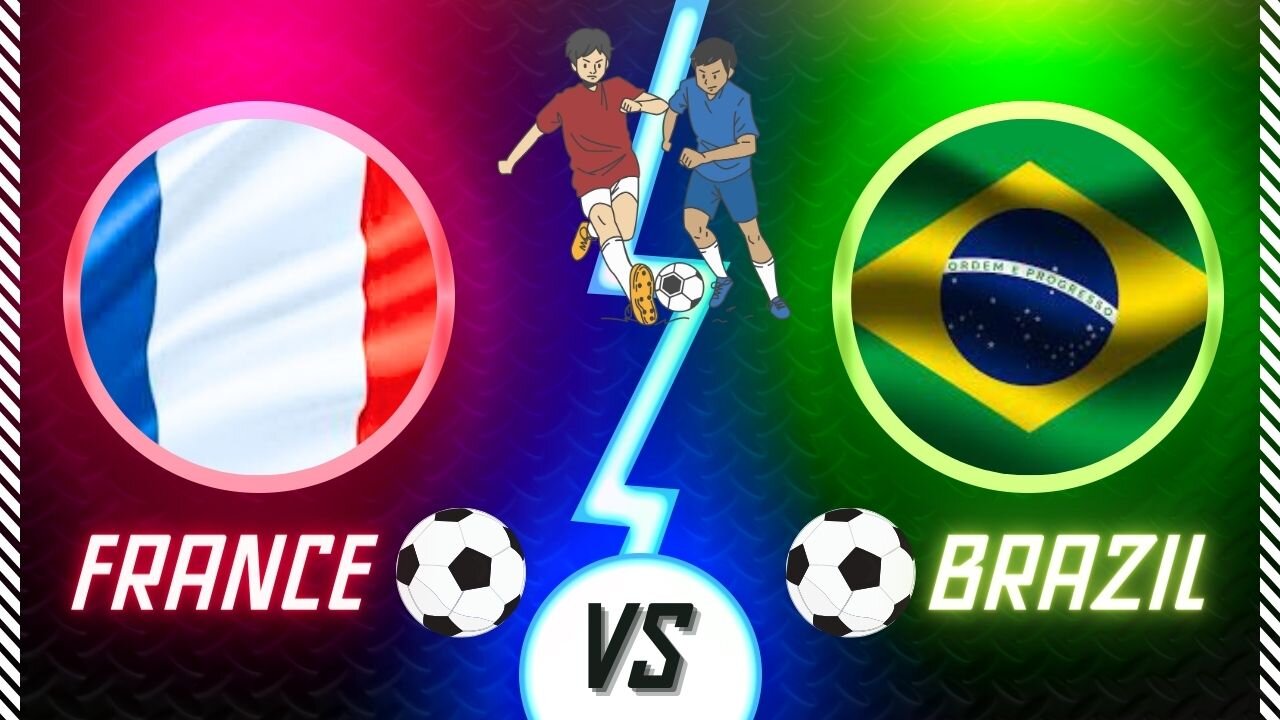 #football.Gaming episode.france vs Brazil.Very interesting video watch till end.