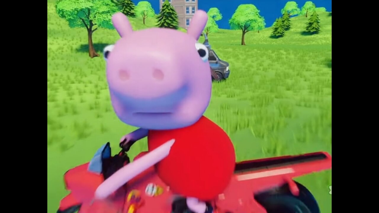 Peppa Pig plays Fortnite