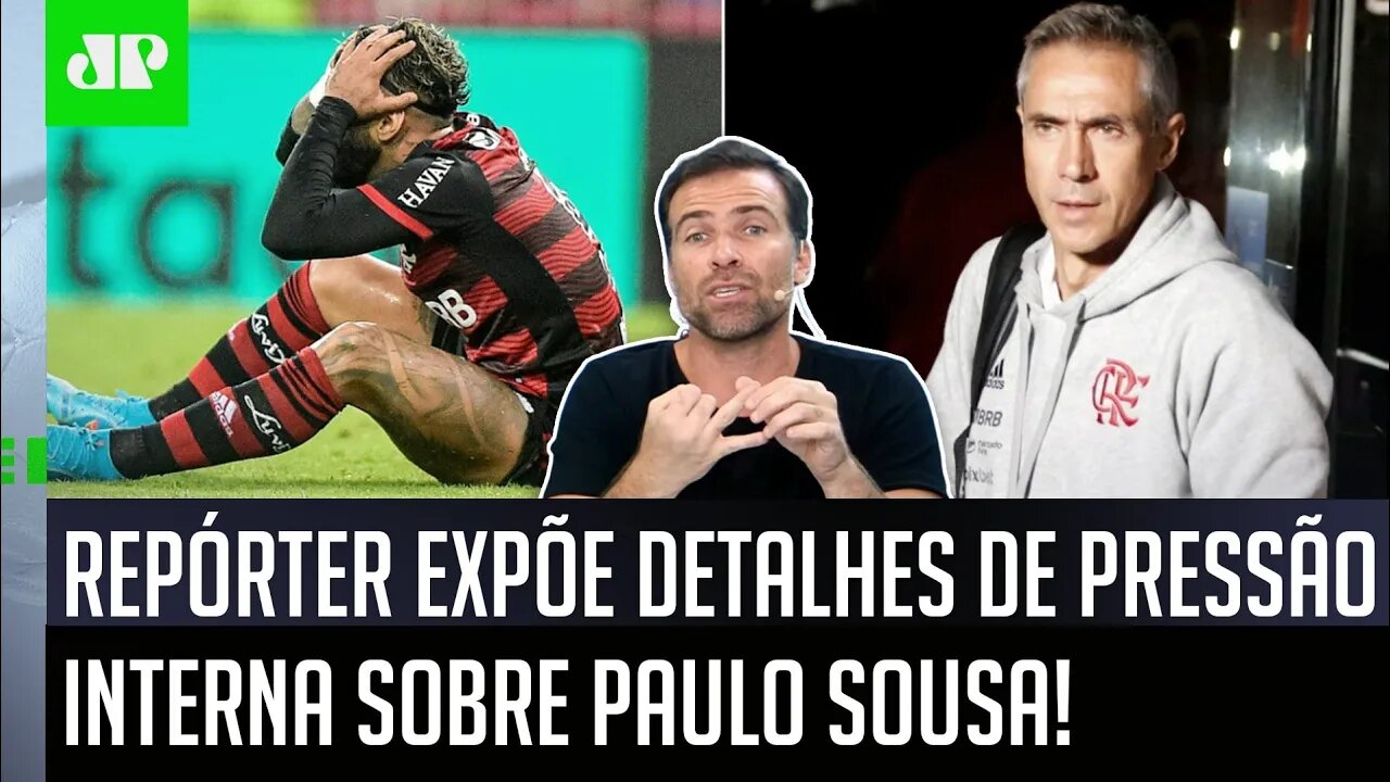 "Eu TENHO A INFORMAÇÃO de que no Flamengo..." Repórter EXPÕE PRESSÃO INTERNA sobre Paulo Sousa!