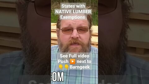 States with Native Lumber Exemptions