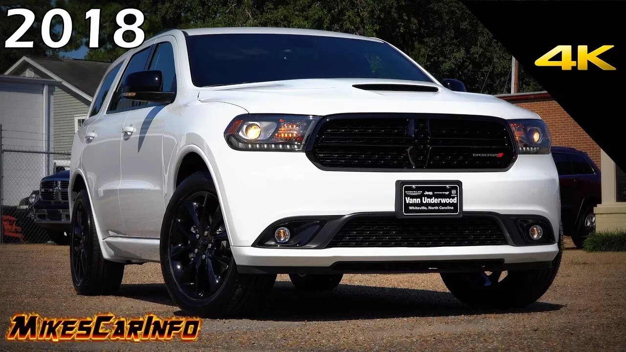 2018 Dodge Durango GT Blacktop - Ultimate In-Depth Look in 4K