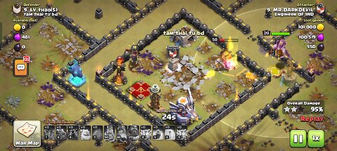 EPIC moment of king in COC