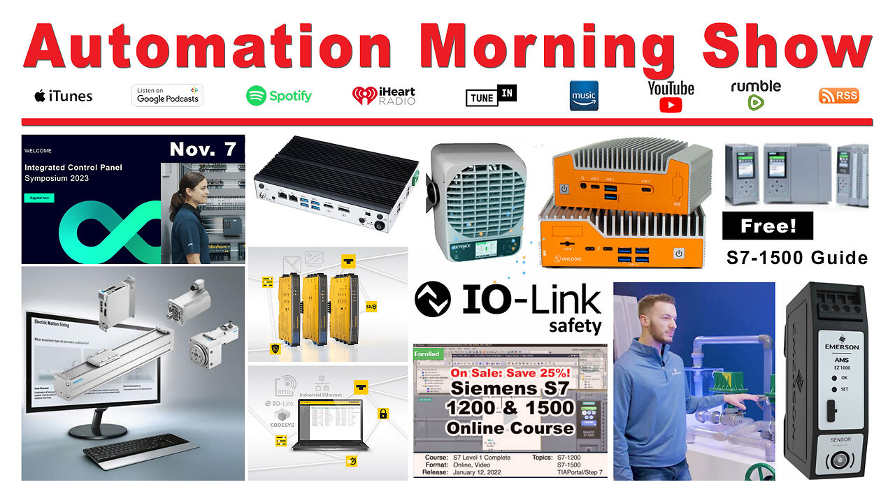 November 6 News: Control Panels, Cybersecurity, Machine Building, IO-Link Safety, WiFi6, MTBF & more