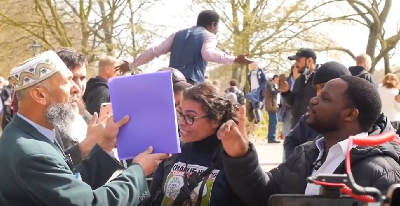 Not the same god Speakers Corner