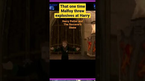 Harry Potter and The Sorcerer's Stone Livestream Moment #2 Malfoy Boss Battle #shorts #gaming