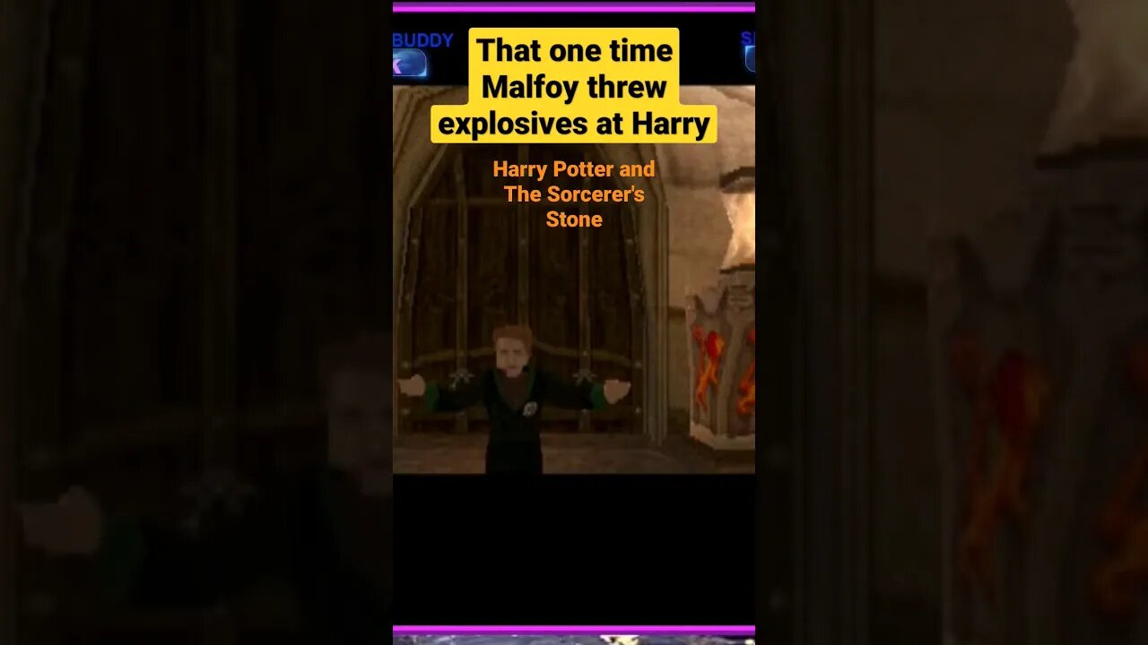 Harry Potter and The Sorcerer's Stone Livestream Moment #2 Malfoy Boss Battle #shorts #gaming