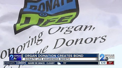 Organ Donation Creates Bond during "Donate Life Awareness Month'