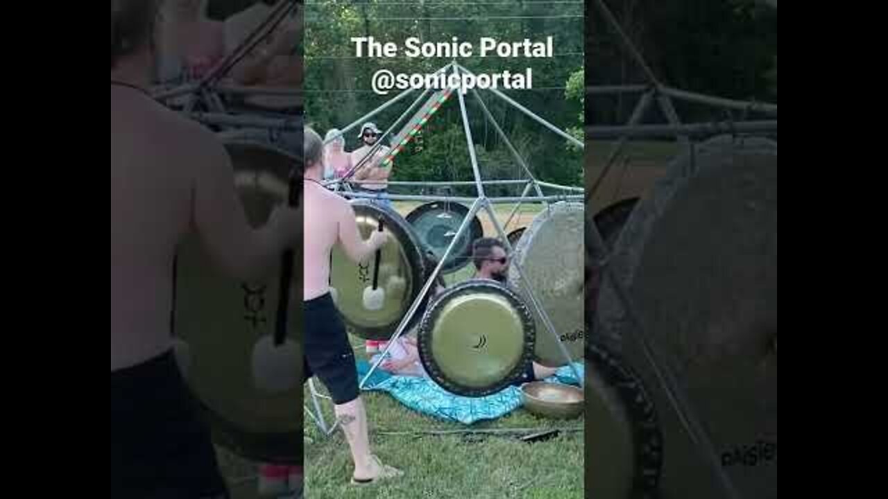 A Spaceship Ride in the Sonic Portal at Solfest