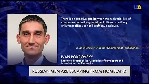Russian men are leaving their homeland