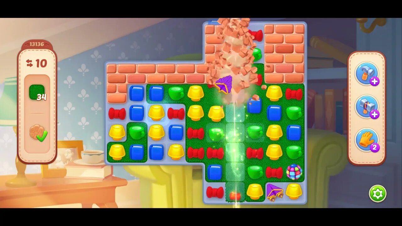 Playrix Homescapes Gameplay Walkthrough Level 13136