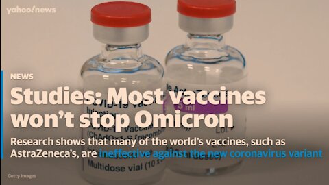 Most "vaccines" won´t stop Omicron - Studies