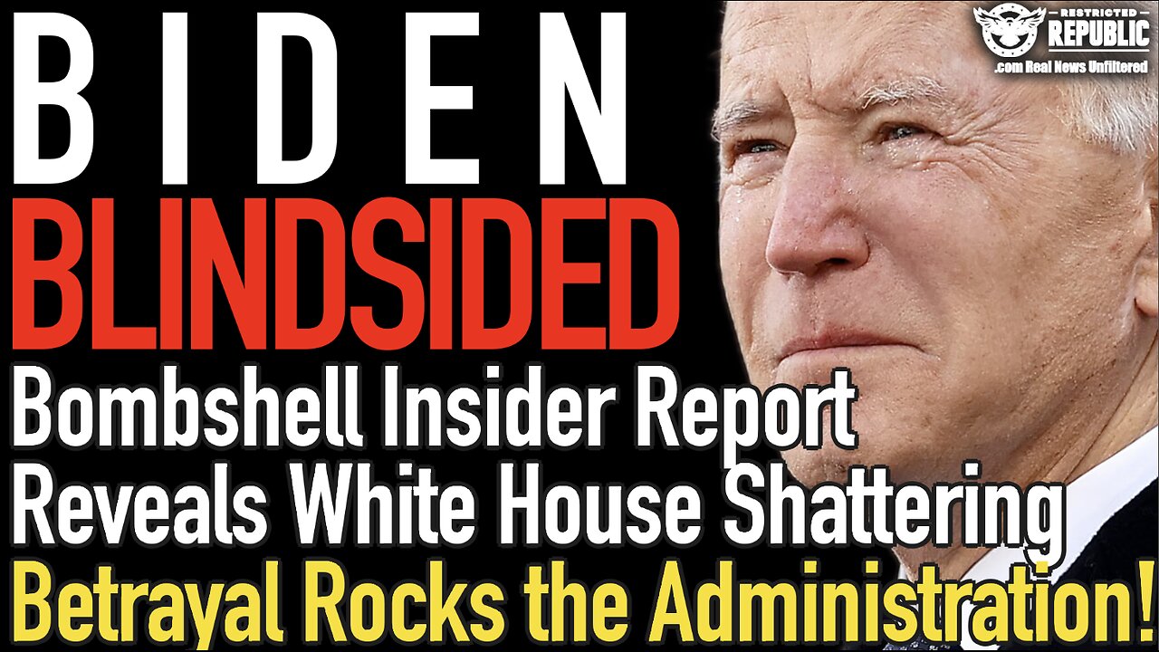 Biden Blindsided! Bombshell Insider Report Reveals White House Shattering Betrayal!