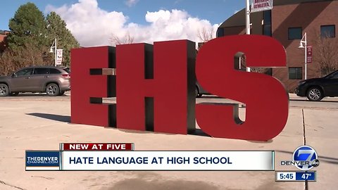 Hate language on Eaglecrest HS bathroom walls under investigation