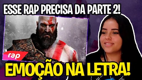 REAGINDO A Rap do Kratos (God of War) - EU SOU UM DEUS | NERD HITS