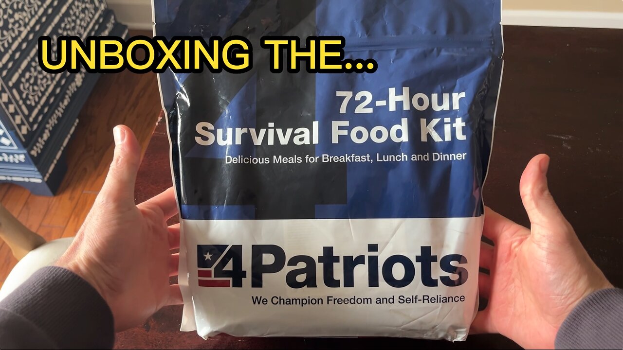 Unboxing My 72-Hour Survival Food Kit!