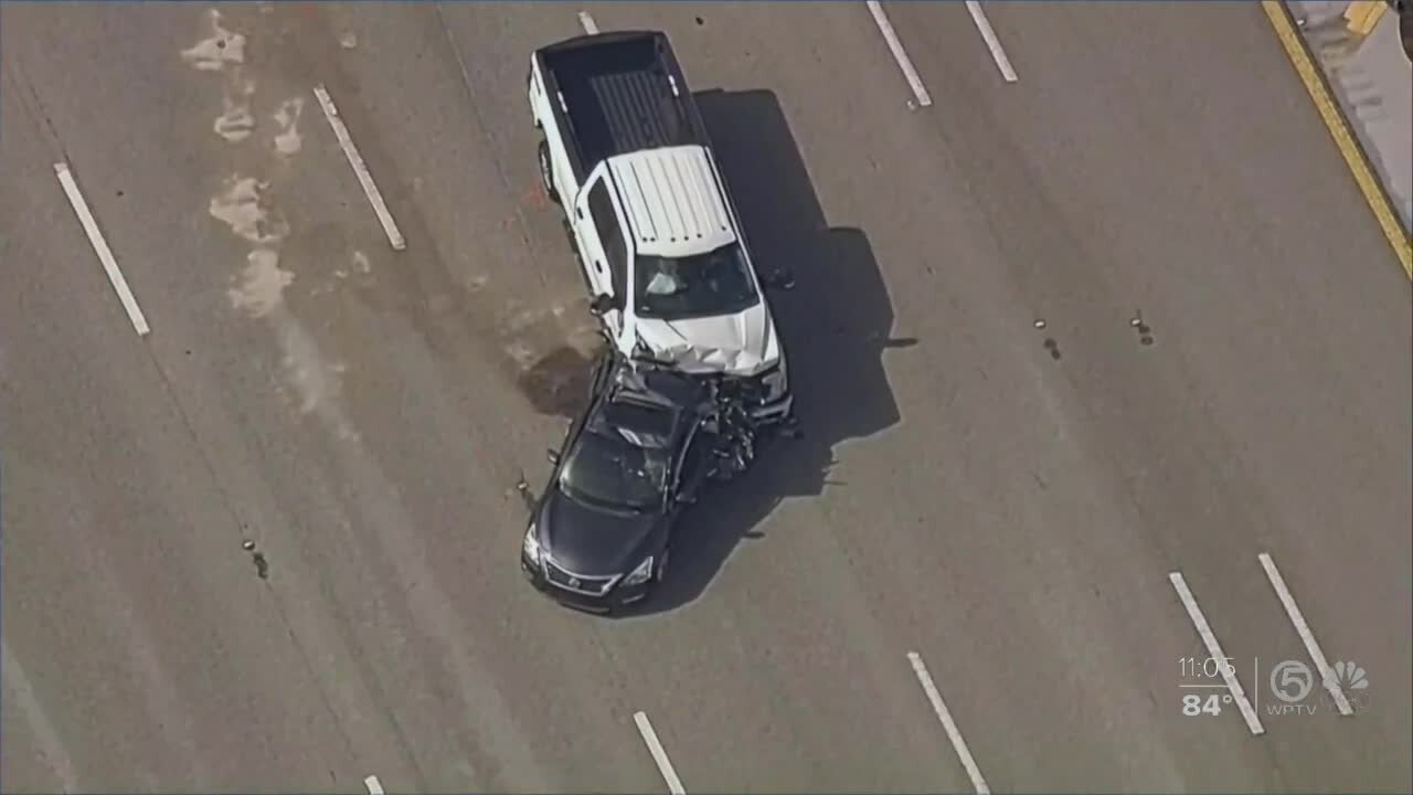 Fatal crash closes northbound lanes of I-95 near 45th Street