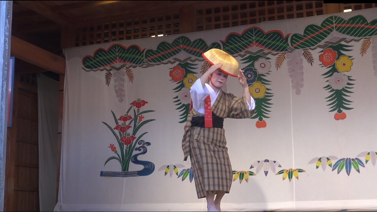 Okinawa Traditional Dancer at Shuri Castle