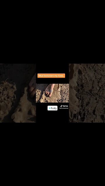 Mud Feels So Good Between my Toes #muddy #mud #barefoot #toes #feet