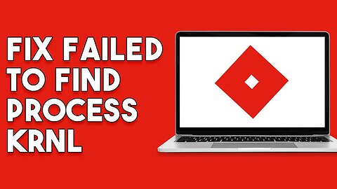 How To Fix Failed To Find Roblox Process Krnl