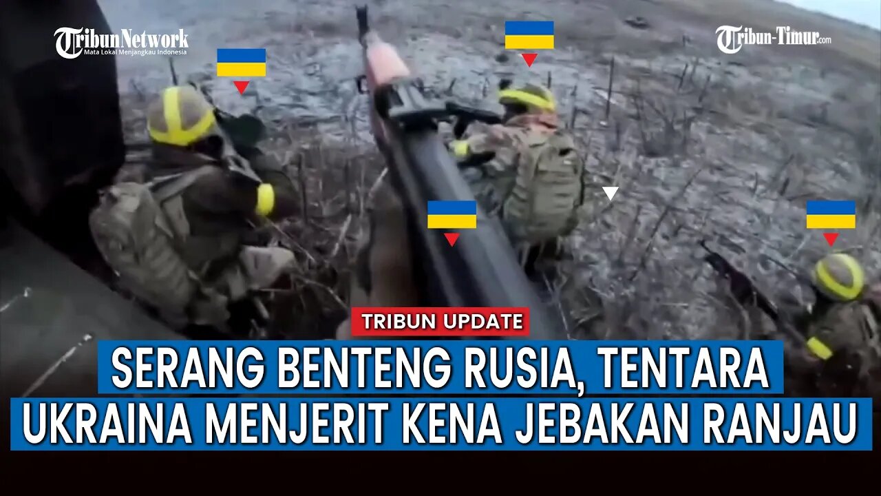 FULL Mengerikan! Beginilah Penampakan Pertempuran Jarak Dekat Antara Ukraina Melawan Rusia