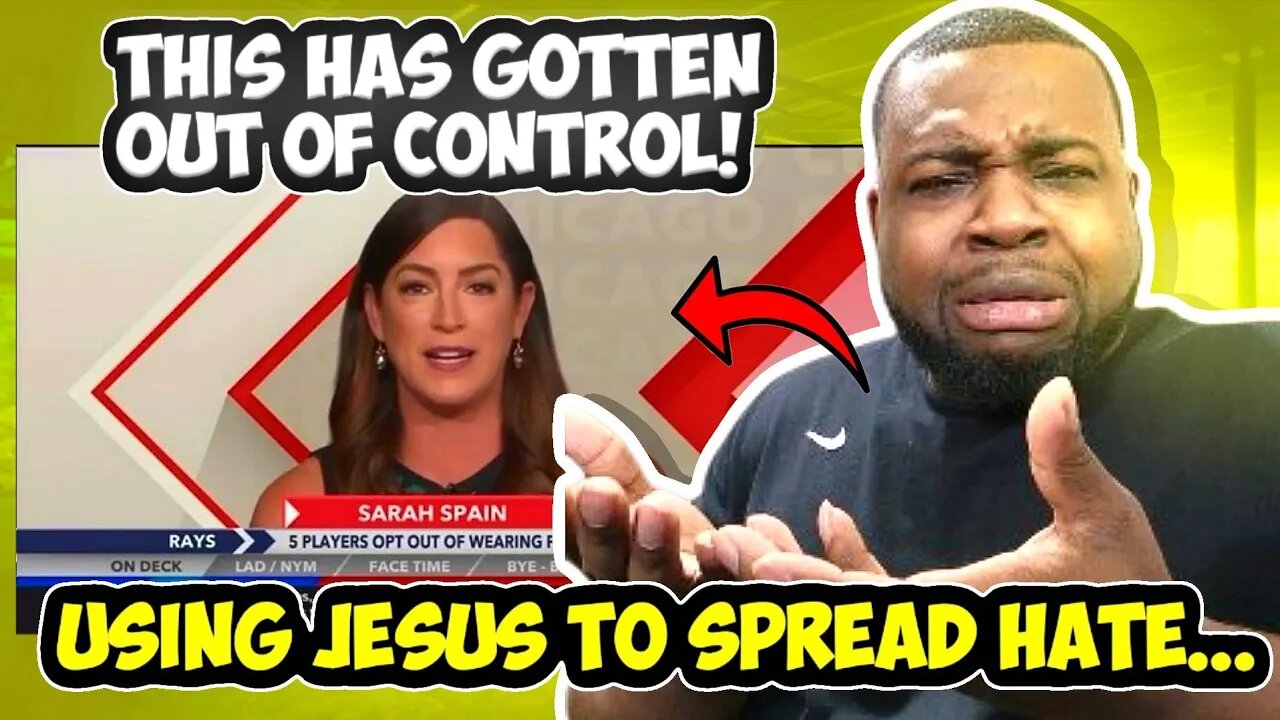 ESPN host Sarah Spain calls Christian Tampa Bay Rays players the b word!