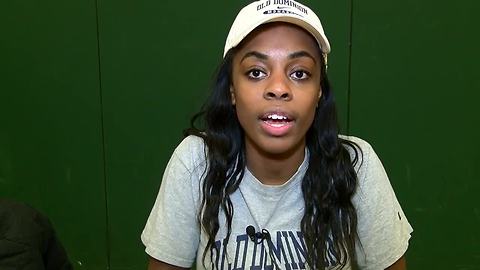 Maya Palmer talks signing scholarship with Old Dominion