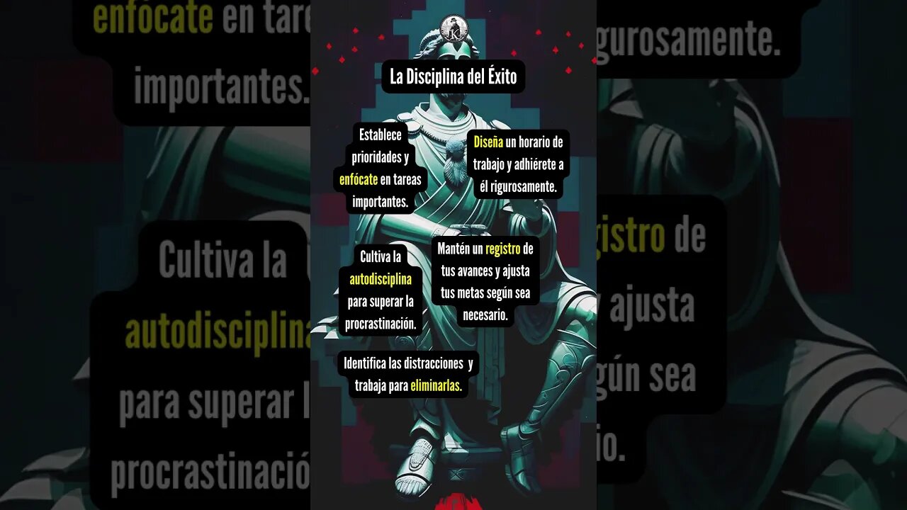 Sé más disciplinado para alcanzar lo que deseas.