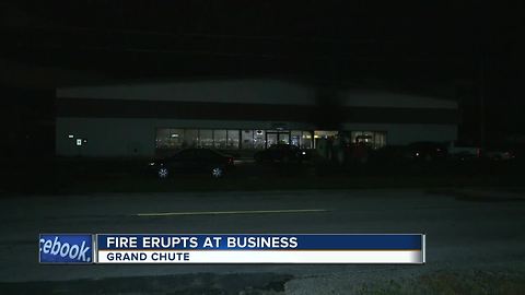 Fire at Grand Chute business Wednesday morning