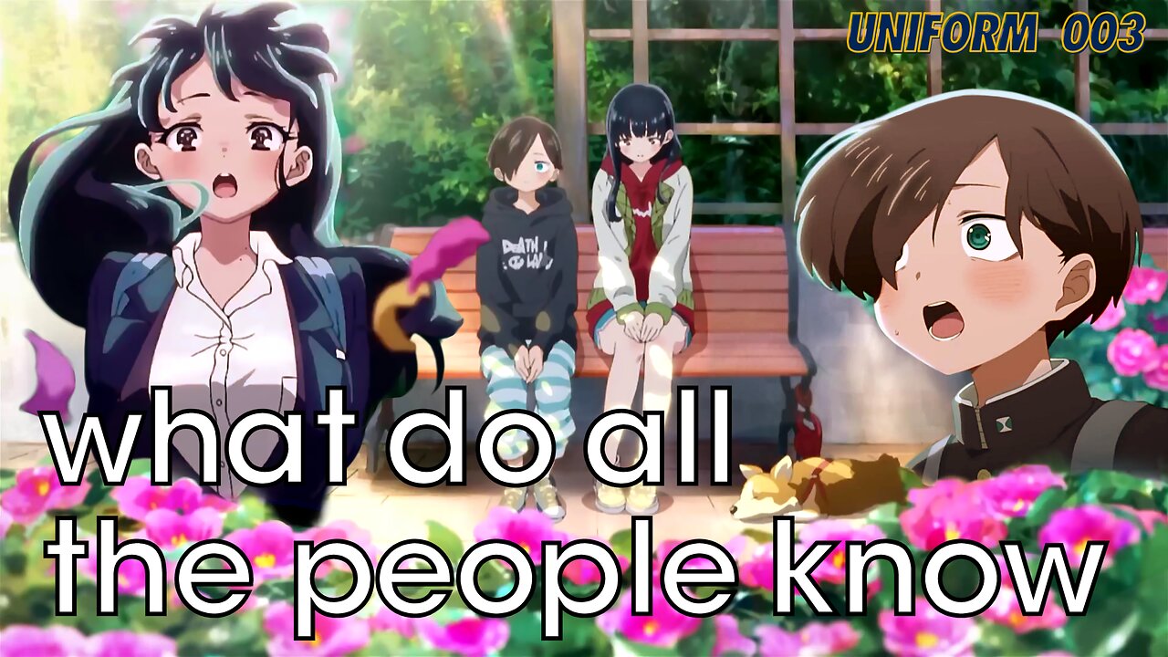 What Do All The People Know「AMV」Dangers in My Heart 「僕の心のヤバイやつ」Monroes COVER