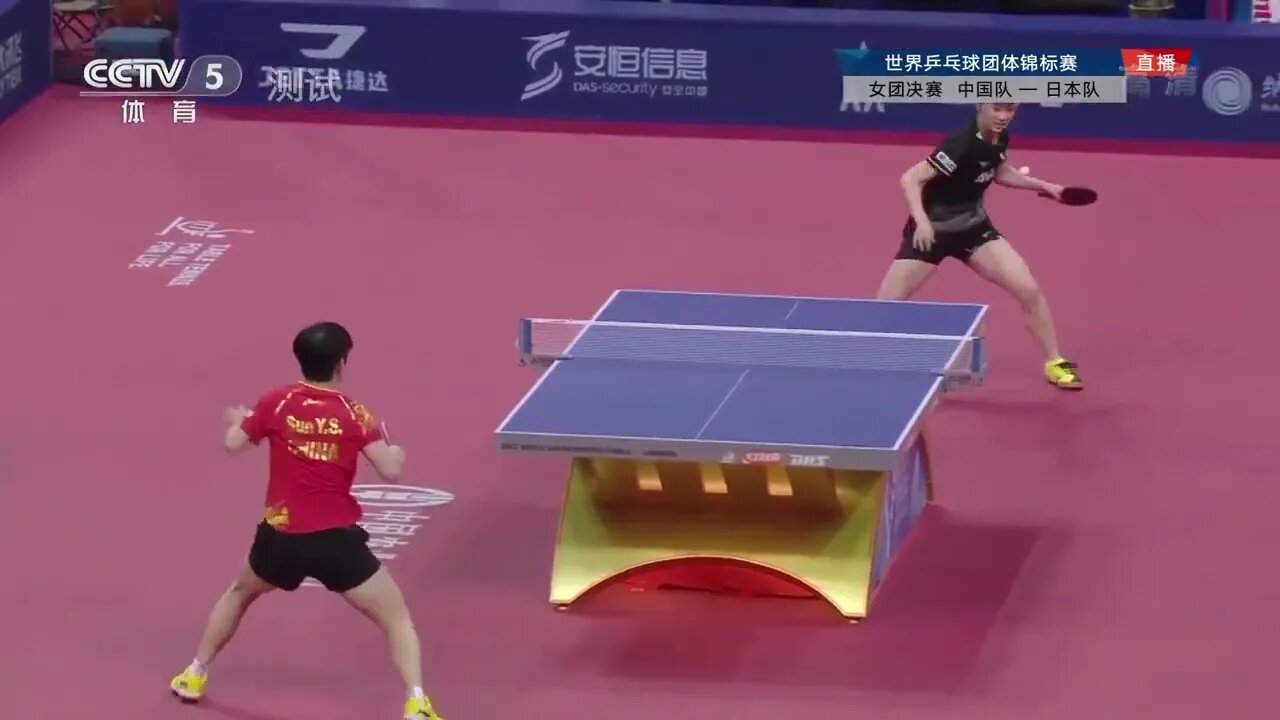 Sun Ying Sha vs Miyu Nagasaki Hightlight Wolrd Table Tennis Women Team Final 2