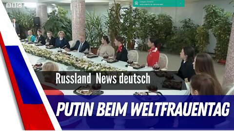 Präsident Putin beim Weltfrauentag