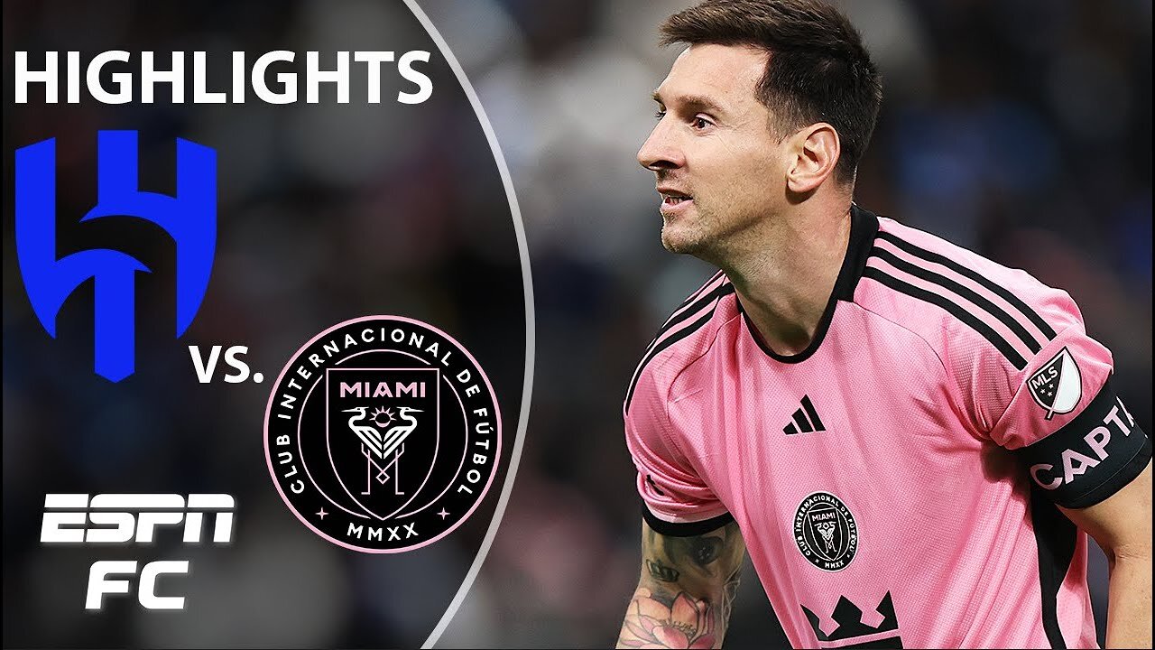 Lionel Messi SCORES in Inter Miami's club friendly vs. Al-Hilal ⚽ | Highlights |