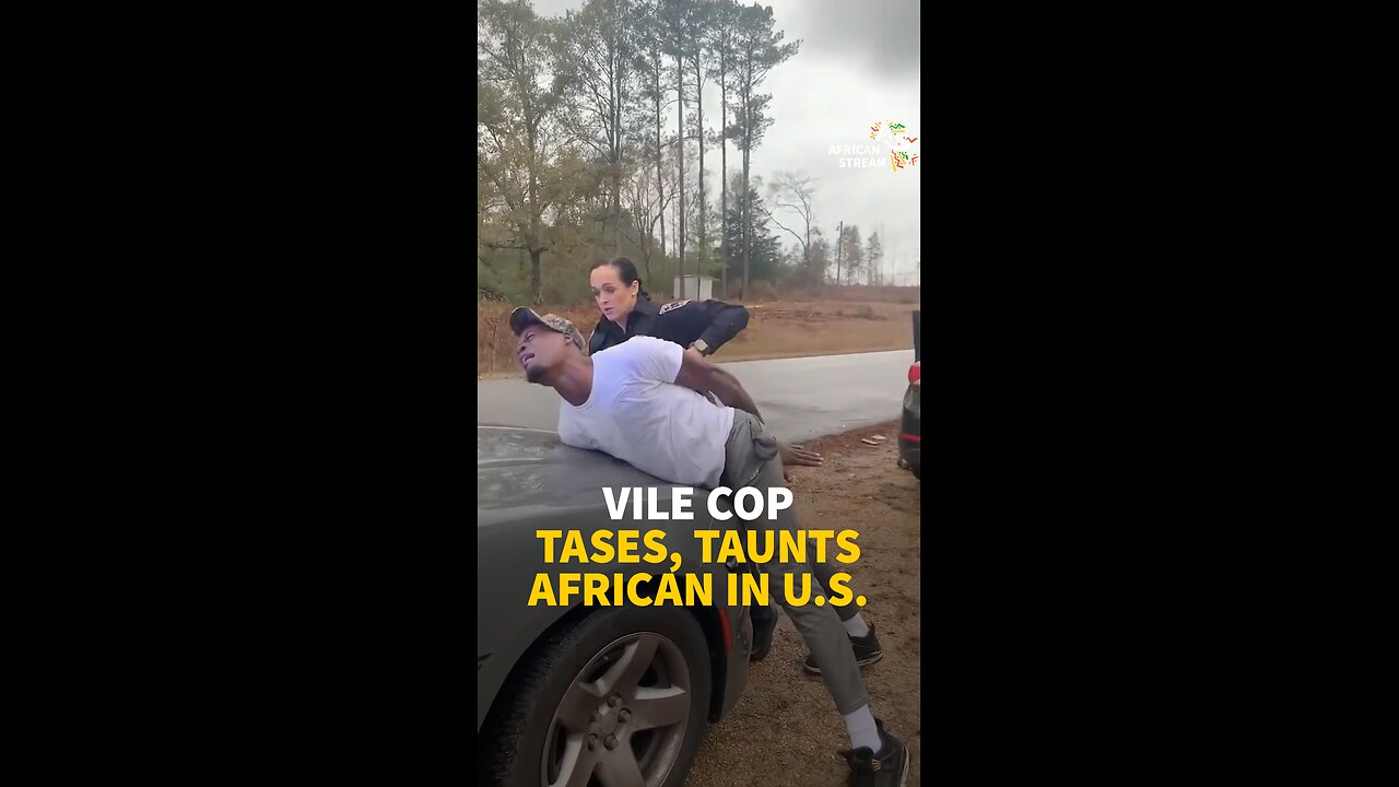 VILE COP TASES, TAUNTS AFRICAN IN U.S.