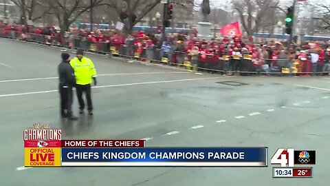 Fans cheering with Gary Lezak