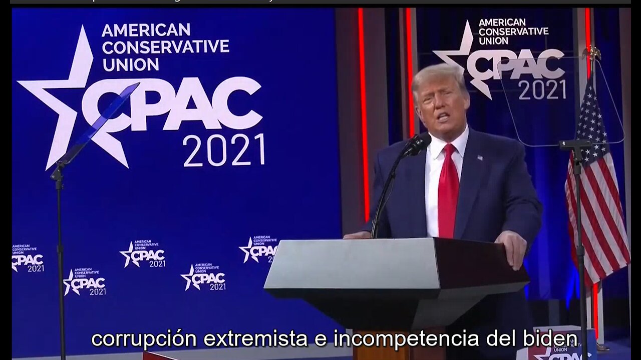 CPAC 2021 Donald Trump en español subtitulado