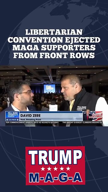 It seems there was a plan to sabotage President Trump’s speech at the Libertarian Convention…