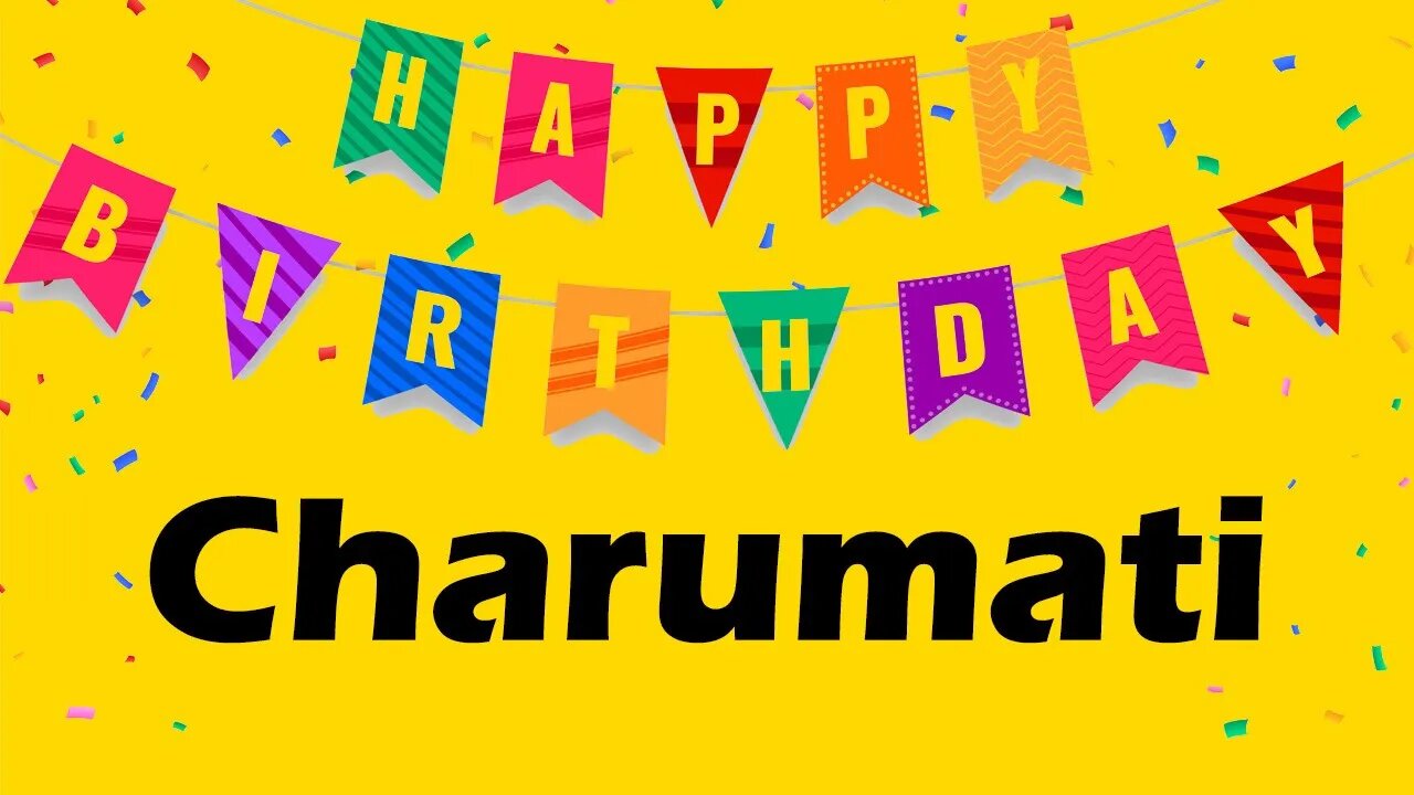 Happy Birthday to Charumati - Birthday Wish From Birthday Bash