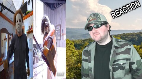Halloween Michael Myers & Texas Chainsaw Mazes - Halloween Horror Nights - 2021 REACTION!!! (BBT)