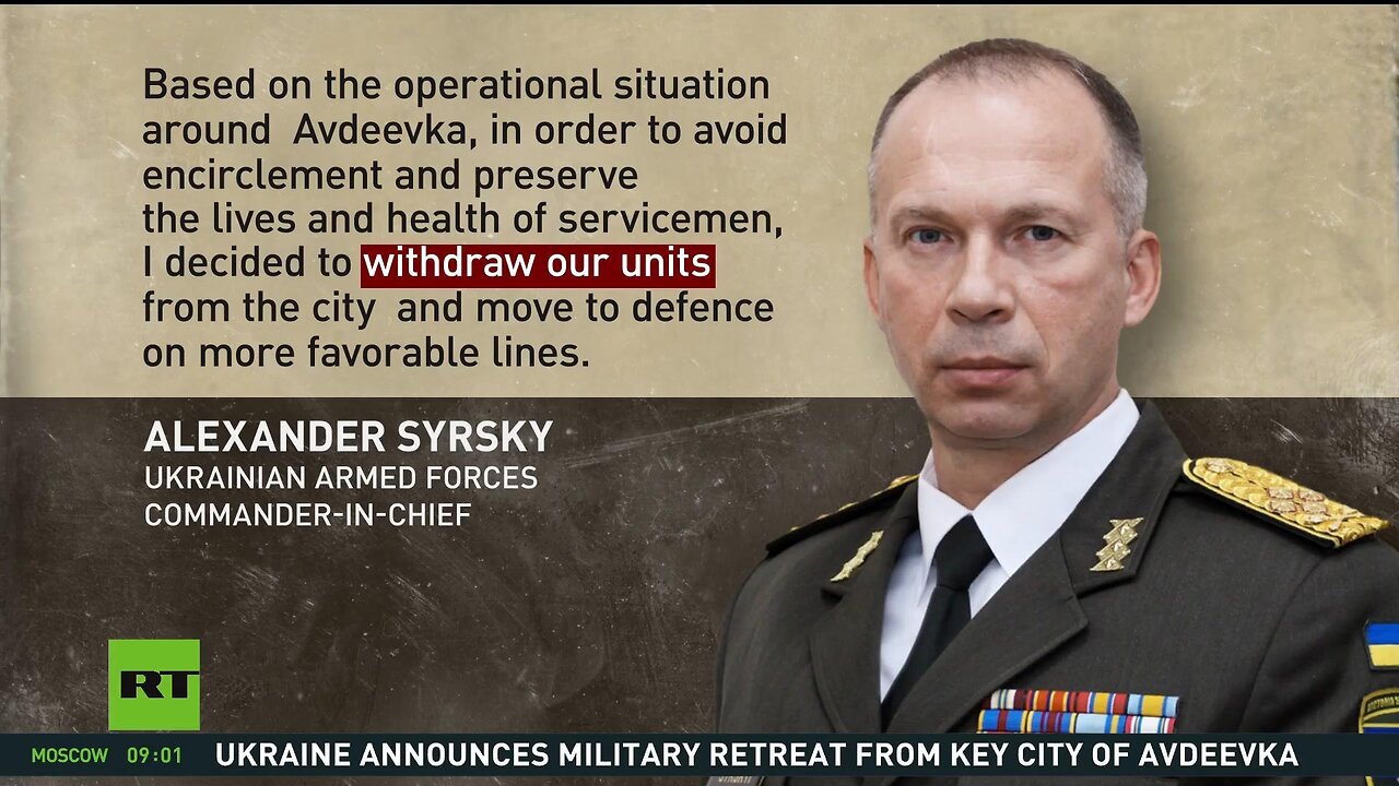 City of Avdeevka in Russian hands