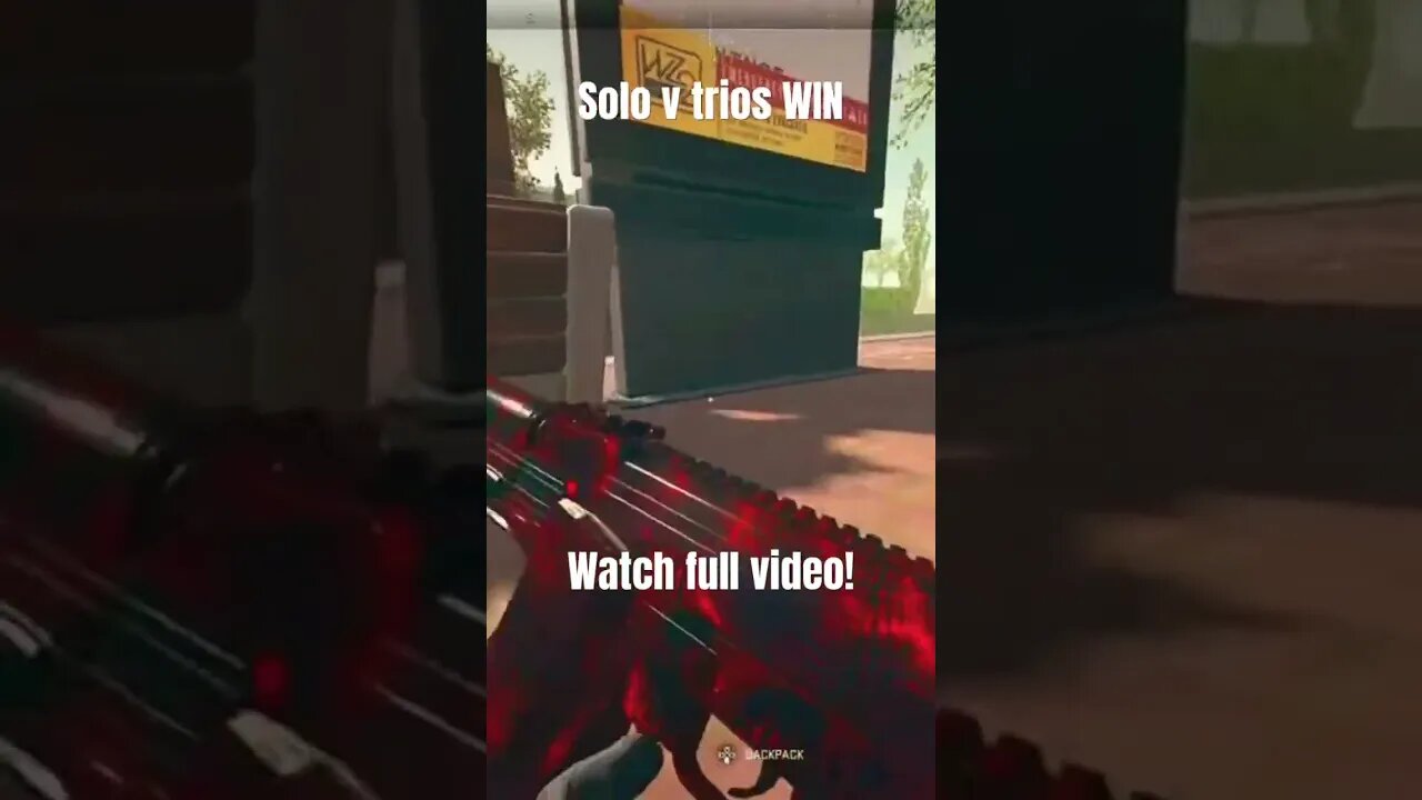 SOLO V TRIOS WIN #callofduty #callofdutymodernwarfare2 #modernwarfare2 #warzone2 #vondel