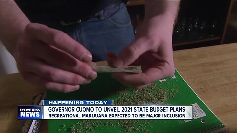 What are the plans for legalizing recreational marijuana in New York for 2021?