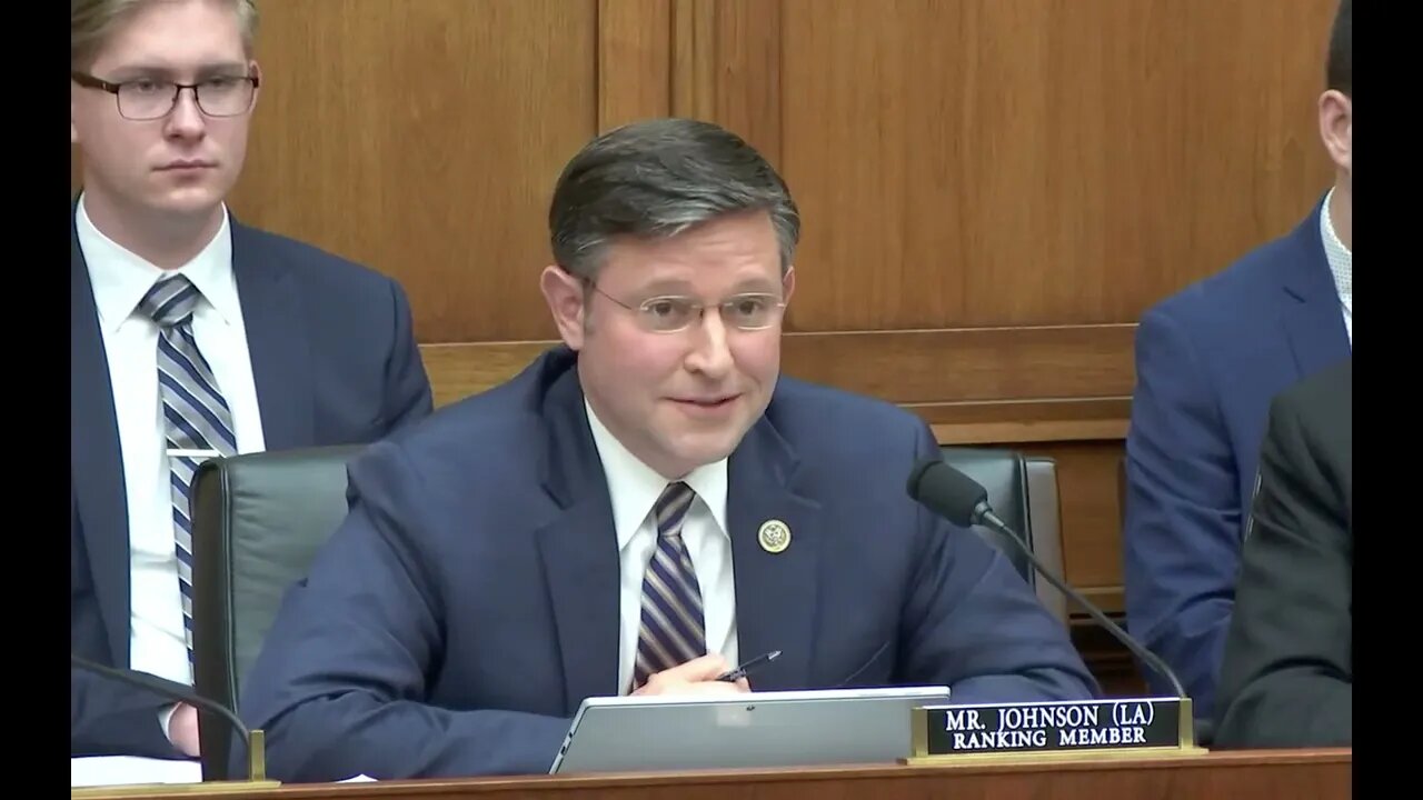 Congressman Johnson's remarks during a House Judiciary Committee Hearing.