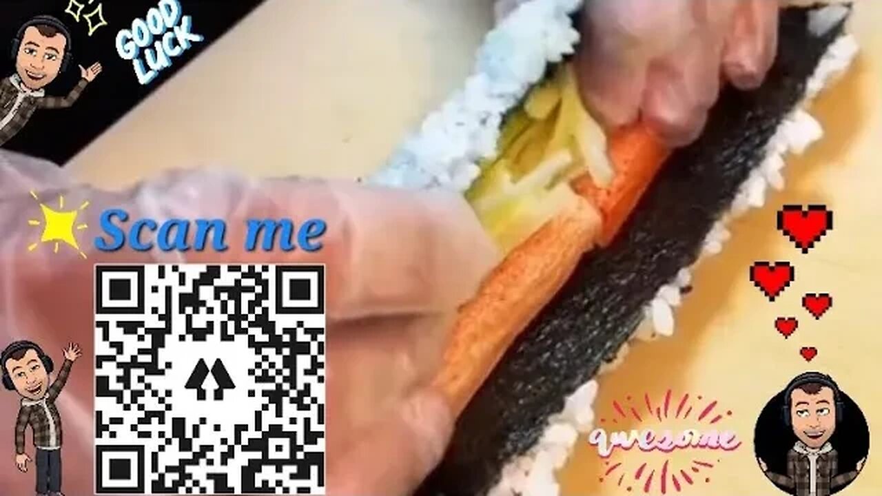 Cum să te 📽🎬filmezi🎞🎥 cu📱telefonul☎️🤗 în timp ce 🍽prepari 🥢SUSHI de 🐟🦑🦐PEȘTE 🥑🥕🥒🫔🍱