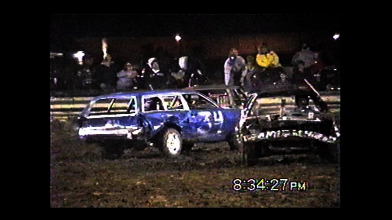 Carroll County KY Fall Brawl Mini Car demo derby 10-4-2004 Heat