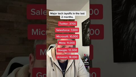 60,000+ lost their jobs at these 6 tech firms since November. Mass layoffs on the rise in 2023.