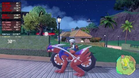 Ryujinx | Pokémon Scarlet | 5800X | RX 6600 | Native | 2023