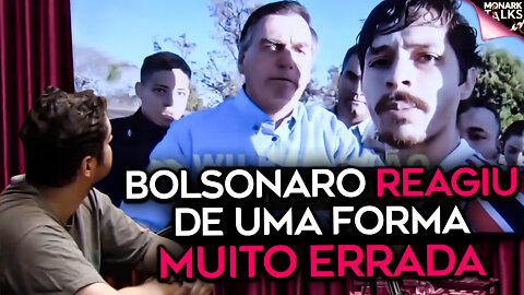 A REAÇÃO DO BOLSONARO ao ser PROVOCADO por YOUTUBER