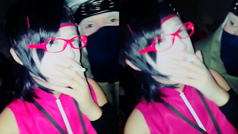 Kakashi And Sarada cosplay